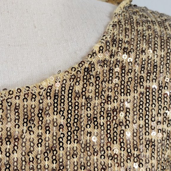 FREE PEOPLE INTIMATELY gold rush long sleeve top Sz M NEW - Picture 5 of 11